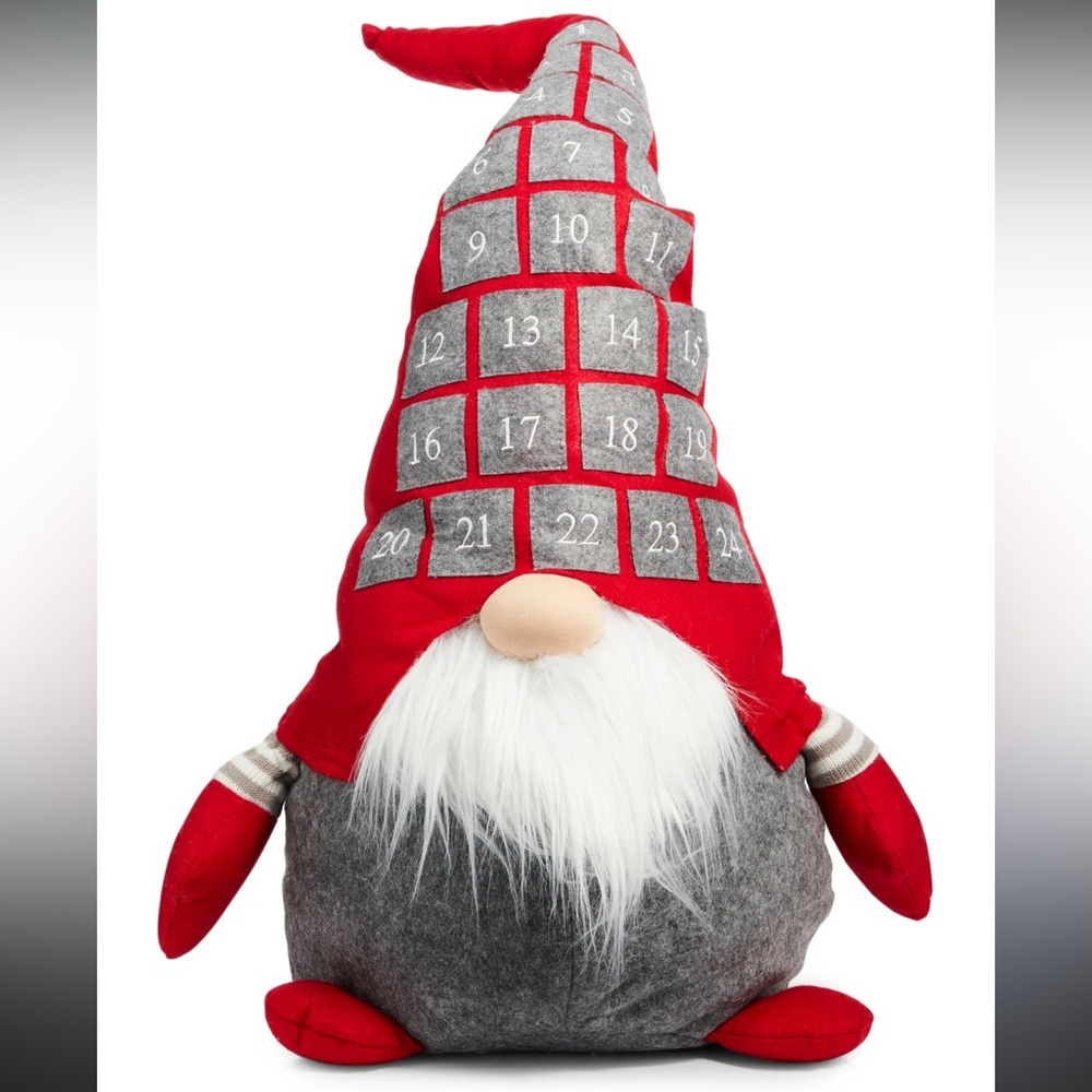GLUCKSTEIN HOME Christmas Holiday Large Gnome Advent Calendar Decor BRAND NEW